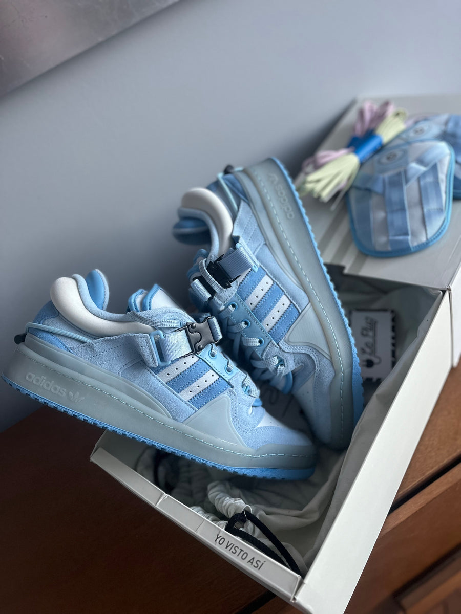 CONSIGNMENT Adidas Forum Low X Bad Bunny Blue Tint – Le Plug MX