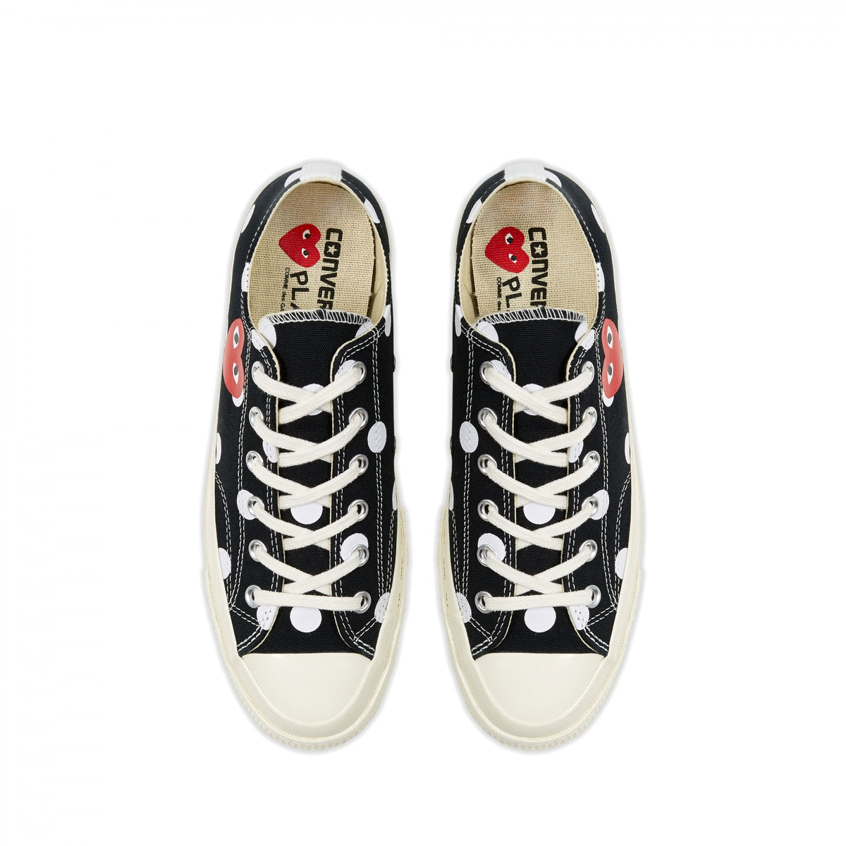 Gray polka dot converse on sale
