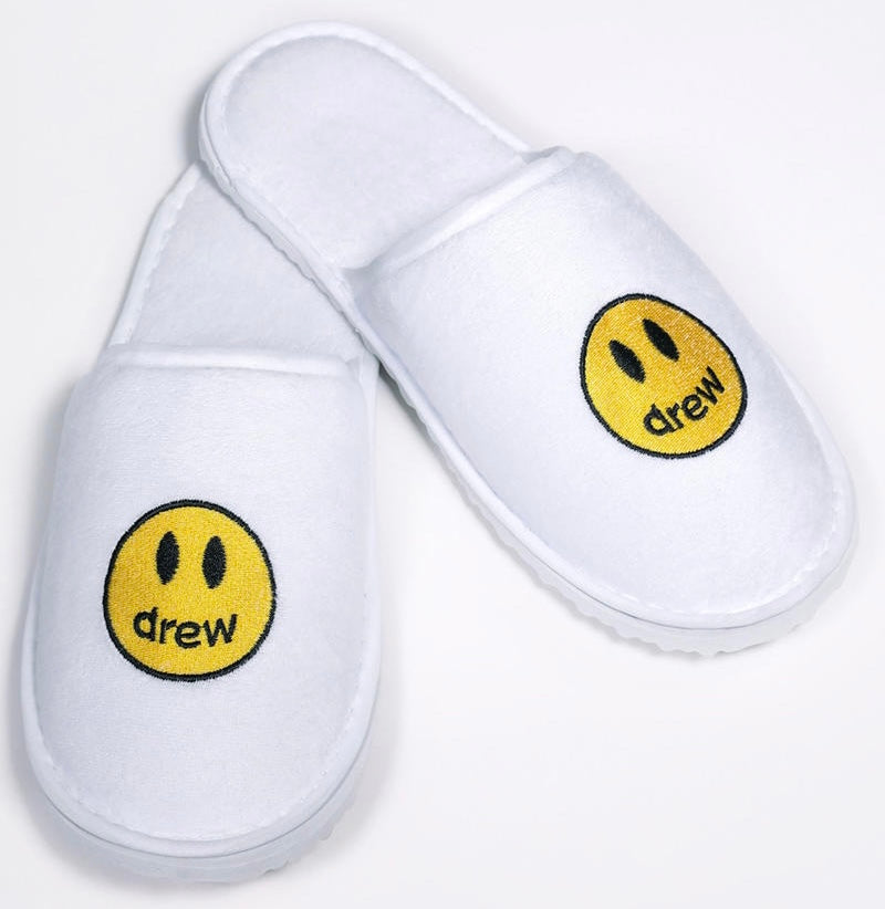 Drew House Mascot White Slippers – Le Plug MX