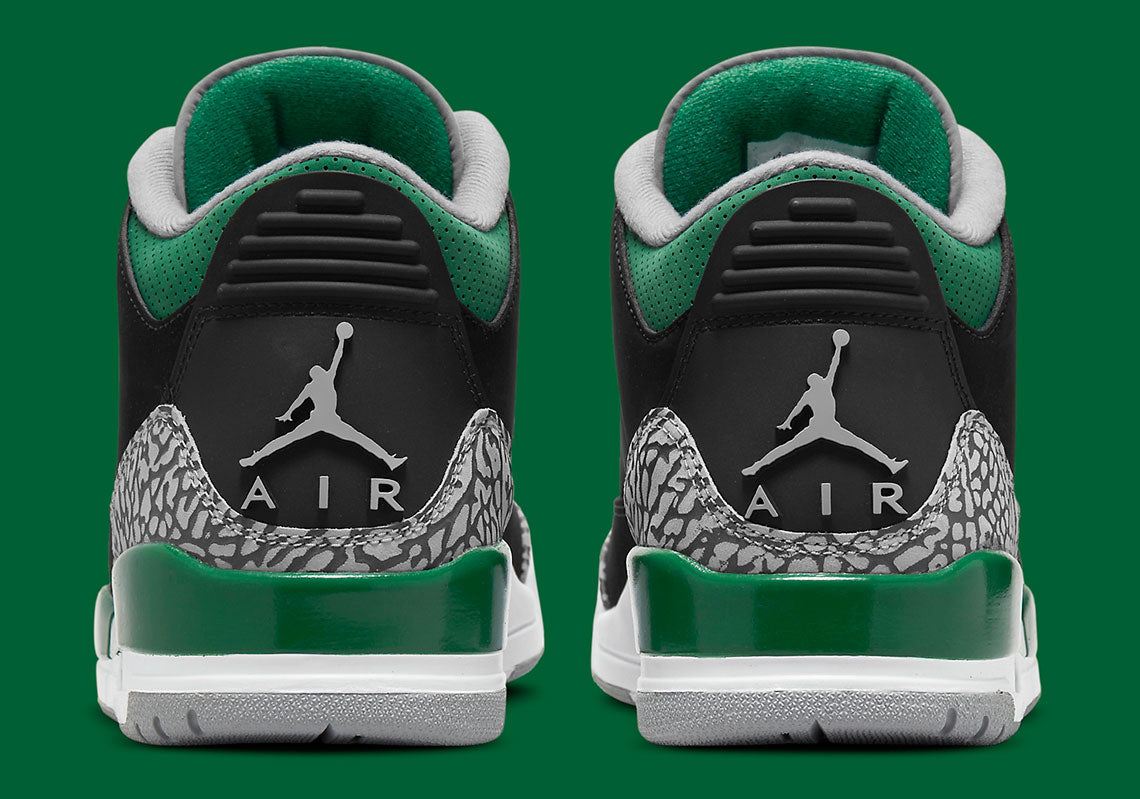 Green retro 3s best sale