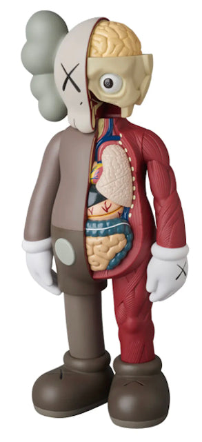KAWS Companion Flayed Open Edition Vinyl Figure Brown – Le