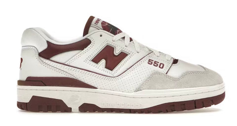 New Balance 550 Sea Salt Burgundy