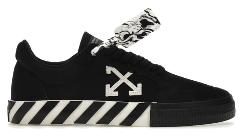 Off-White Vulc Low Canvas Black White Zebra Tag