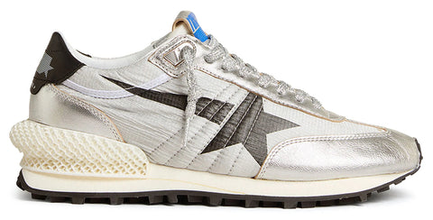 Golden Goose Marathon Silver Black