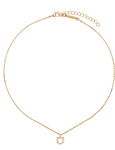 Ferragamo Gold Crystals Necklace