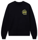 Anti Social Social Club X Fragment Design Bolt Black Yellow Crewneck