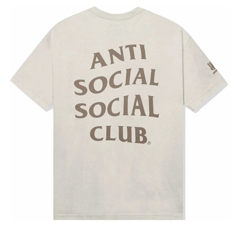 Anti Social Social Club X Undefeated Still Paranoid Light Sand Tee