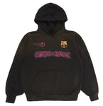 Travis Scott X Nike X FC Barcelona Spray Logo Black Hoodie