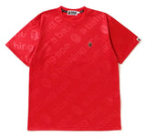 CONSIGNMENT BAPE World Gone Mad Red Sports Tee