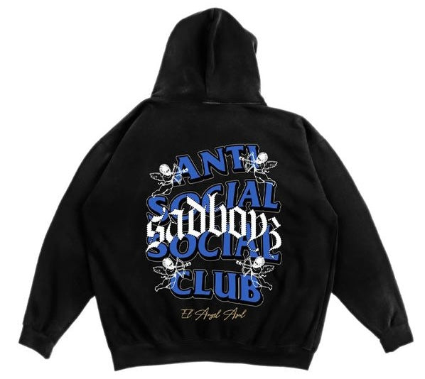 Blue Hoodie Anti Social Social Club Thunder Hoodie Anti Social