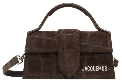 Jacquemus Le Bambino Croc Dark Brown Bag