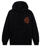 Anti Social Social Club Mind Games Black Orange Hoodie