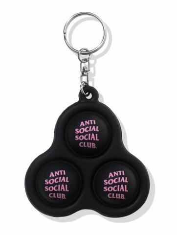 Anti Social Social Club Still Stressed Black Keychain