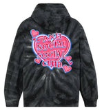 Anti Social Social Club Gelasius Black Tie Dye Hoodie