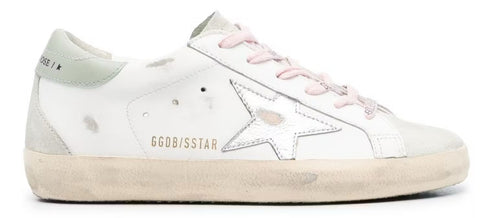 Golden Goose Super-Star White Ice Silver Aquamarine
