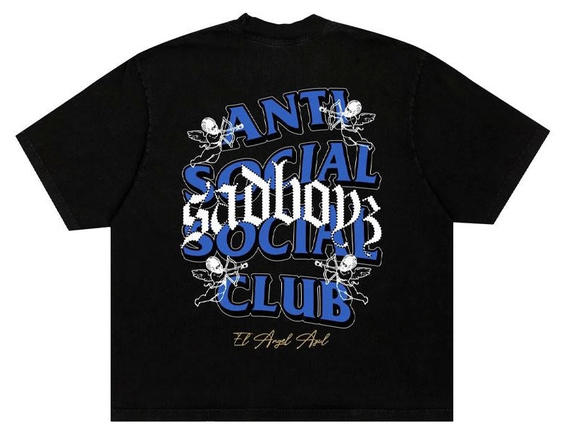 T-shirt Anti Social Social Club Neighborhood 911 - Teal, Taille L - Neuf Sans étiquette