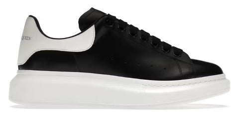 Alexander McQueen Oversized Black White Heel Sneakers