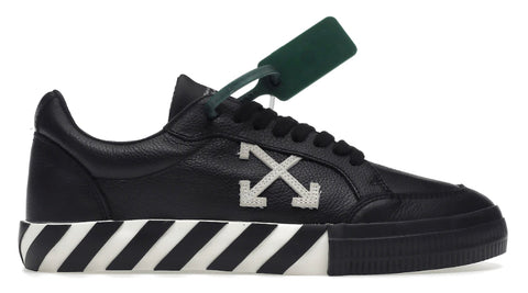 Off-White Vulc Low Leather Black White