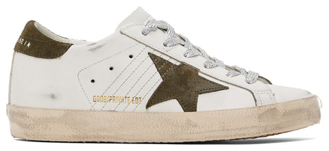 Golden Goose Super-Star White Olive