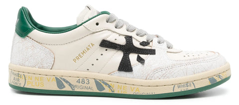 Premiata Bskt Clay 6778 White Sail Green