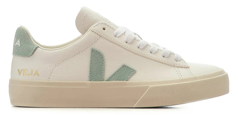 Veja Campo Chromefree Leather White Matcha