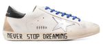 Golden Goose Super-Star Never Stop Dreaming White Silver