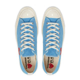 Play Converse Comme des Garçons Low Top Bright Blue