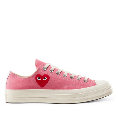 Play Converse Comme des Garçons Low Top Bright Pink