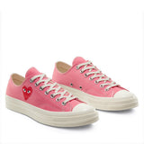 Play Converse Comme des Garçons Low Top Bright Pink