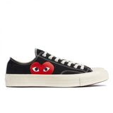 Play Converse Comme des Garçons One Heart Low Top Black