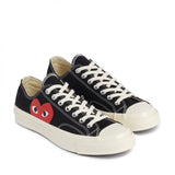 Play Converse Comme des Garçons One Heart Low Top Black