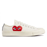 Play Converse Comme des Garçons One Heart Low Top White