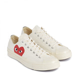 Play Converse Comme des Garçons One Heart Low Top White