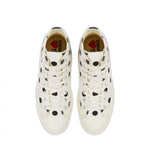 Play Converse Comme des Garçons High Top Polka Dot White