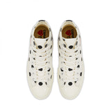 Play Converse Comme des Garçons High Top Polka Dot White