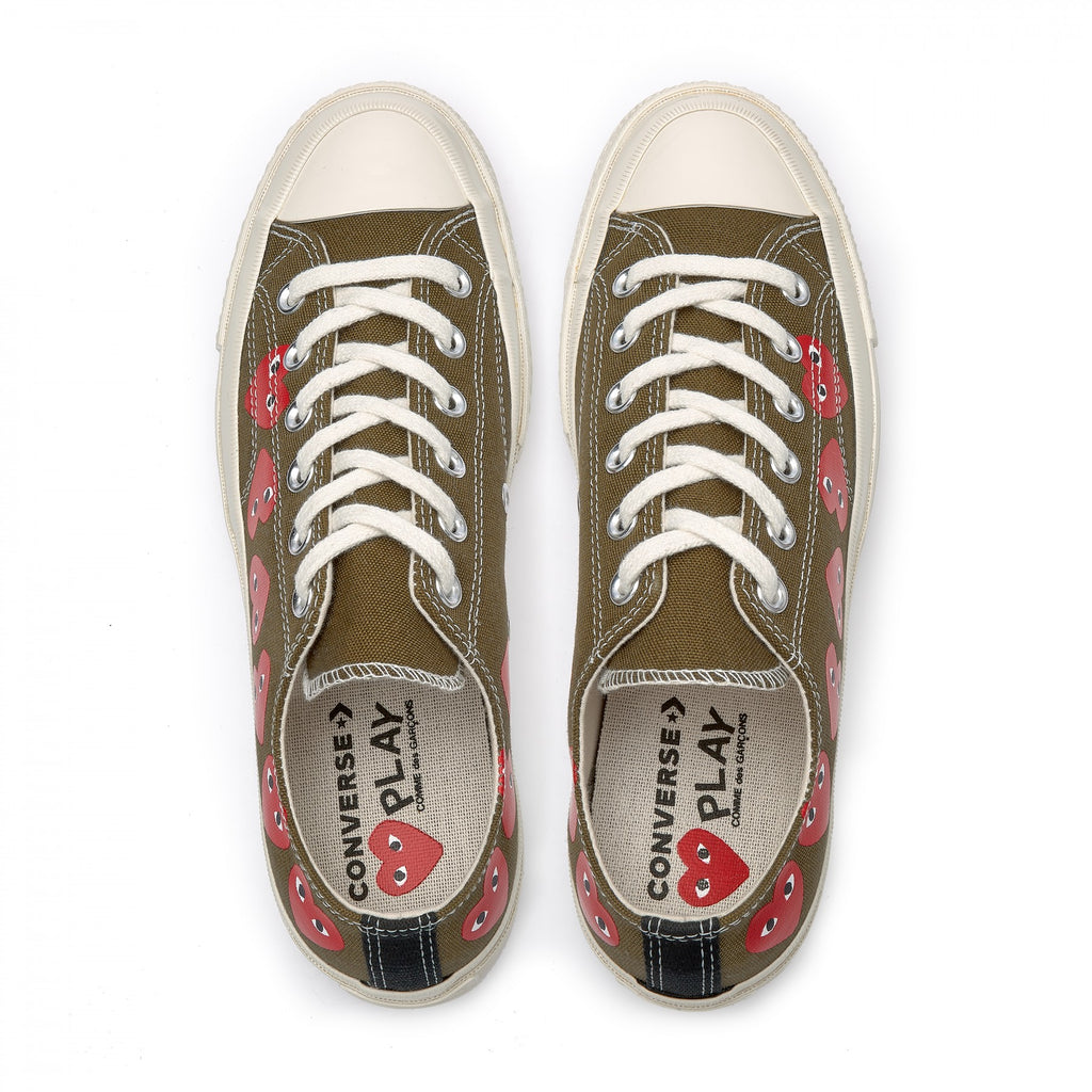 Green cdg converse shop