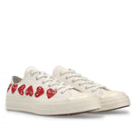 Play Converse Comme des Garçons Multi-Heart Low Top White