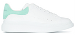 Alexander McQueen Oversized White Teal Sneakers