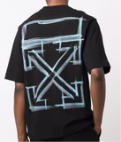 Off-White Marker Skate Tee Black Blue