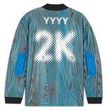 Off-White X Nike 001 Soccer Blue Jersey