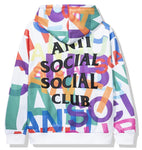 CONSIGNMENT Anti Social Social Club Headrush All Over White Hoodie