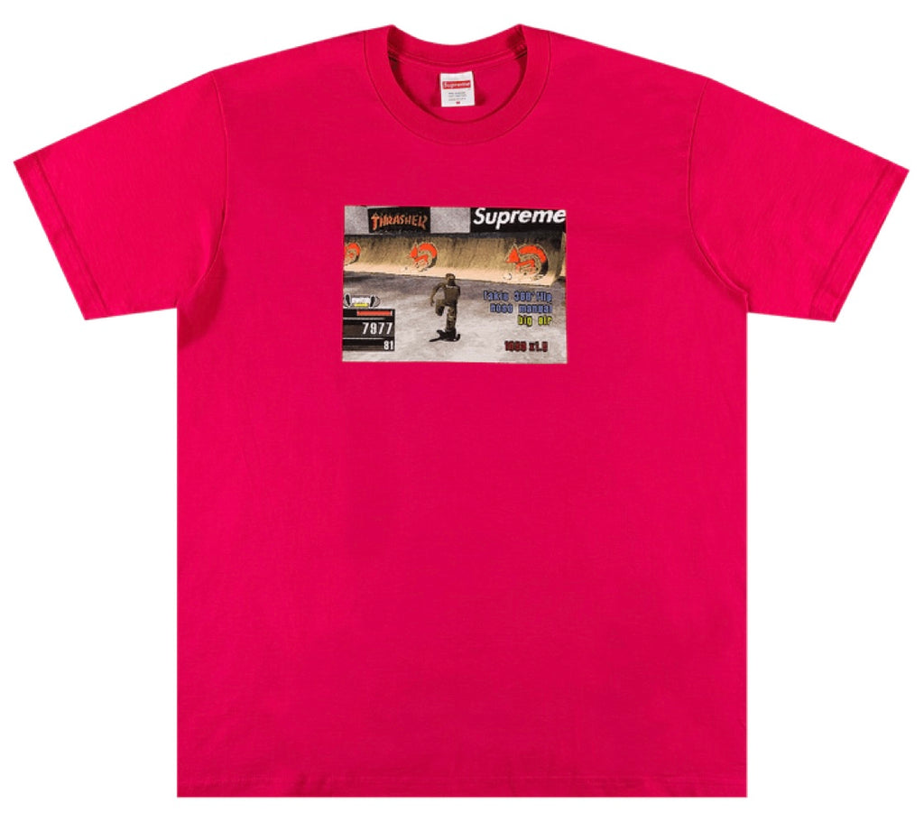 Supreme X Thrasher Game Pink Tee – Le Plug MX