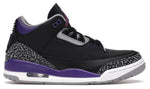 Jordan 3 Retro Black Court Purple