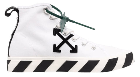 Off-White Vulc Mid Canvas White Black