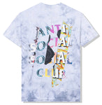 Anti Social Social Club Dissociative Grey Tie Dye Tee