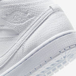 Jordan 1 Mid White Snakeskin