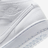 Jordan 1 Mid White Snakeskin