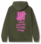 Anti Social Social Club X Undefeated 1st And La Brea Army Heather Hoodie