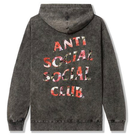 Anti Social Social Club Bed Black Wash Hoodie