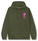 Anti Social Social Club X Undefeated 1st And La Brea Army Heather Hoodie